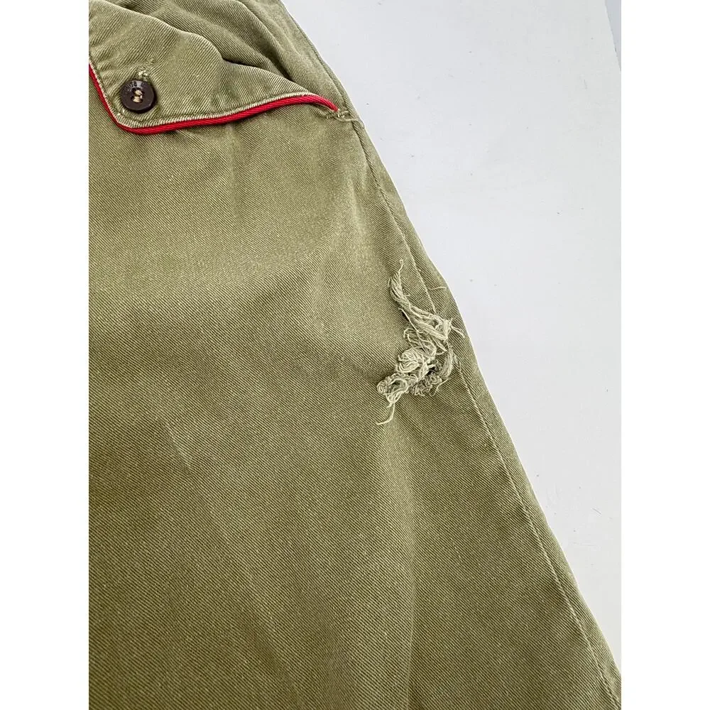 Vintage 60s 70s Boy Scouts BSA Uniform Shorts Camp Hiking Distressed Youth READ